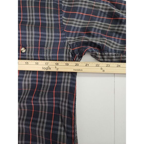 Burberrys Men's Vintage Nova Check Cotton Button‎ Up Shirt Small - Picture 6 of 9